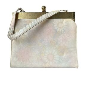 Vintage Vogue Boot Shop St. Louis Floral Clutch Purse